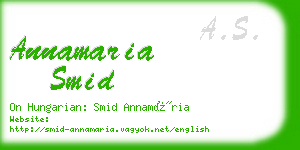 annamaria smid business card